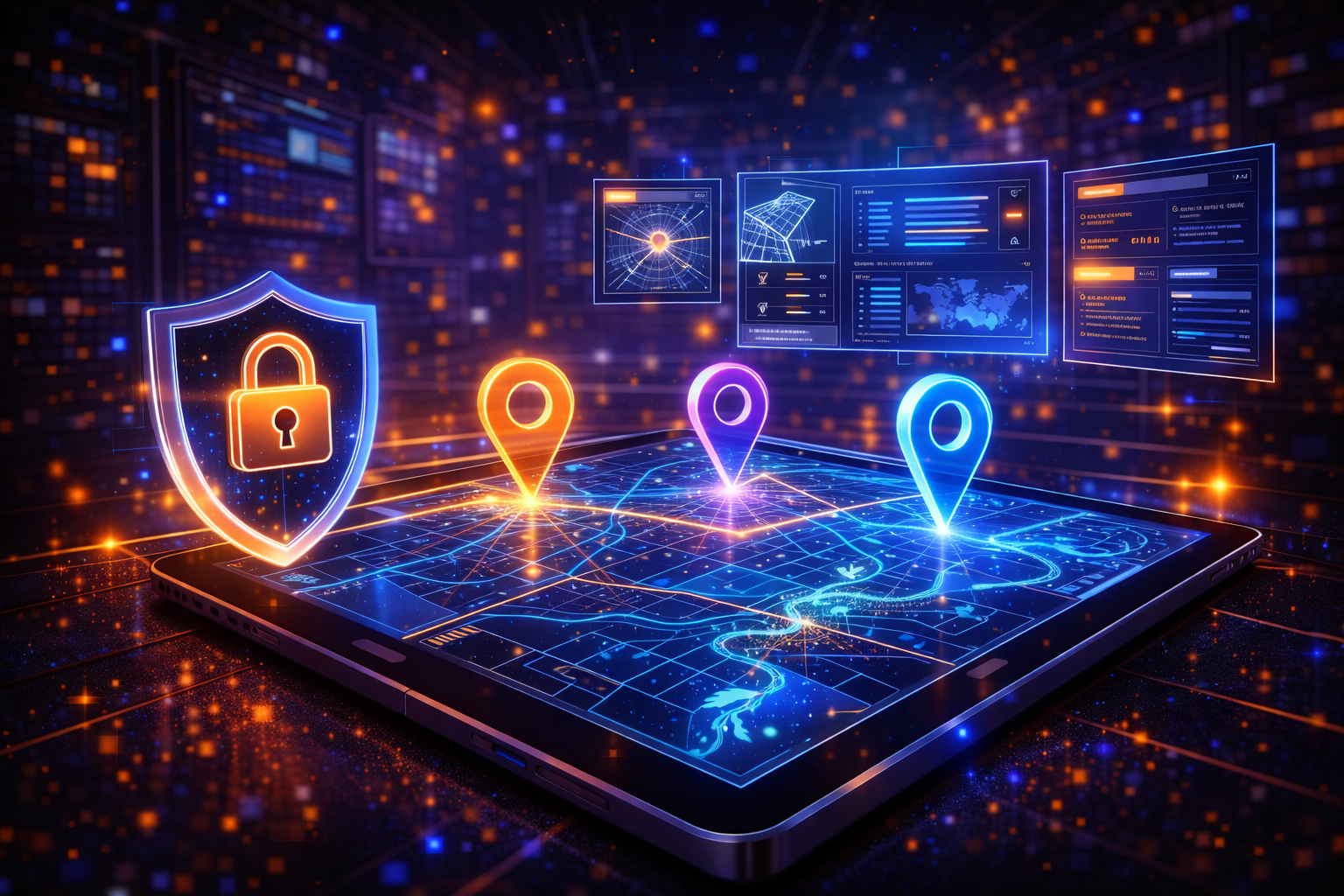 AI: map Ljubljana cyber style